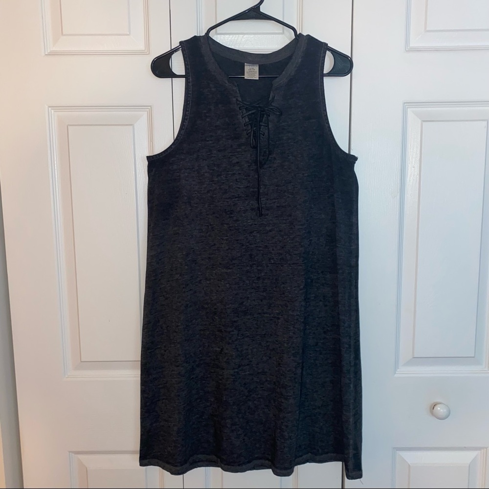 Gray T-Shirt Dress